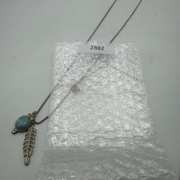 Antique Brass Necklace Matt 17:20 Stone Feather Mustard Seed Charms - Picture 6 of 6